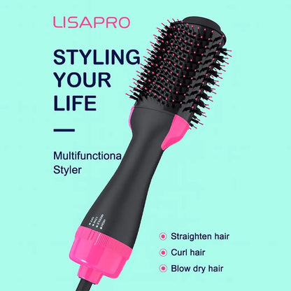 One Step Hot Air Brush Dryer & Straightener