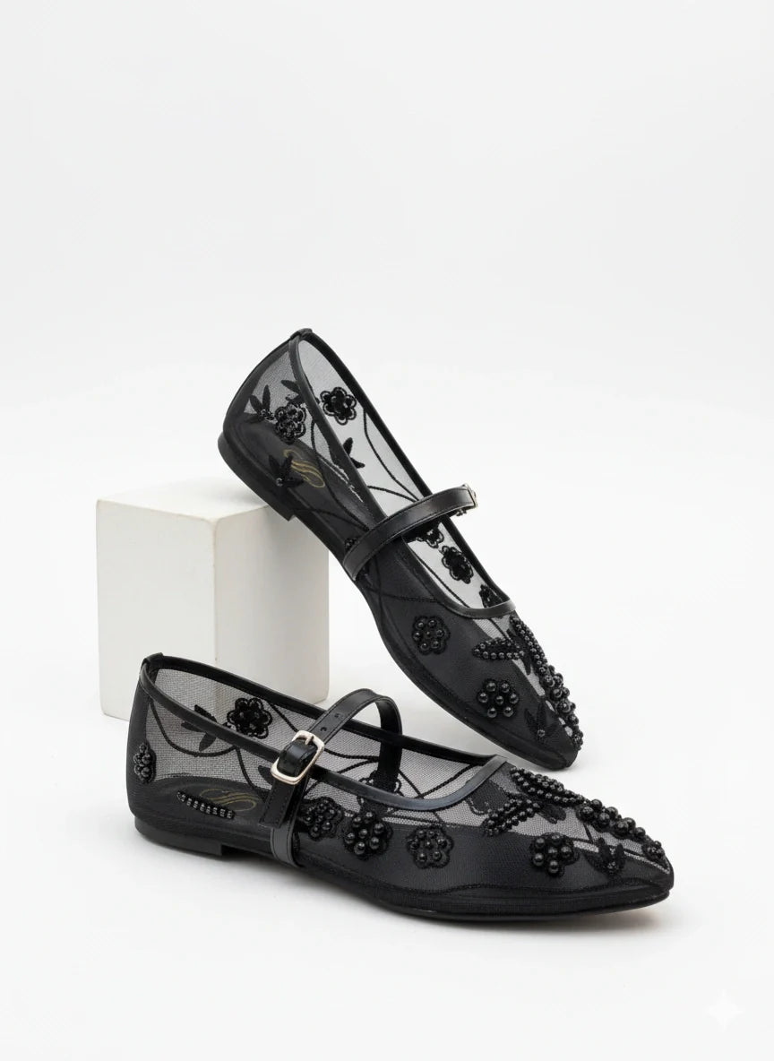 Zara Embroidery Pumps