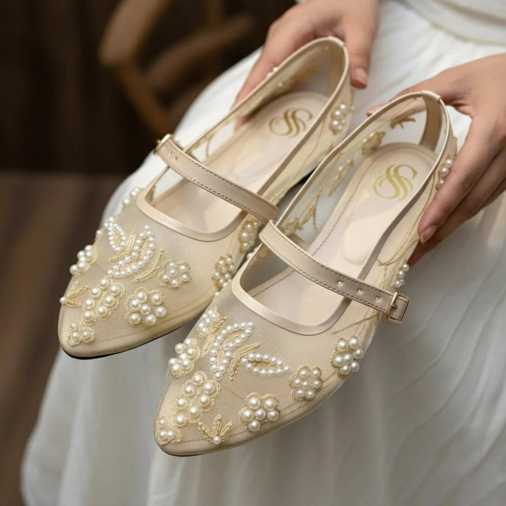 Zara Embroidery Pumps