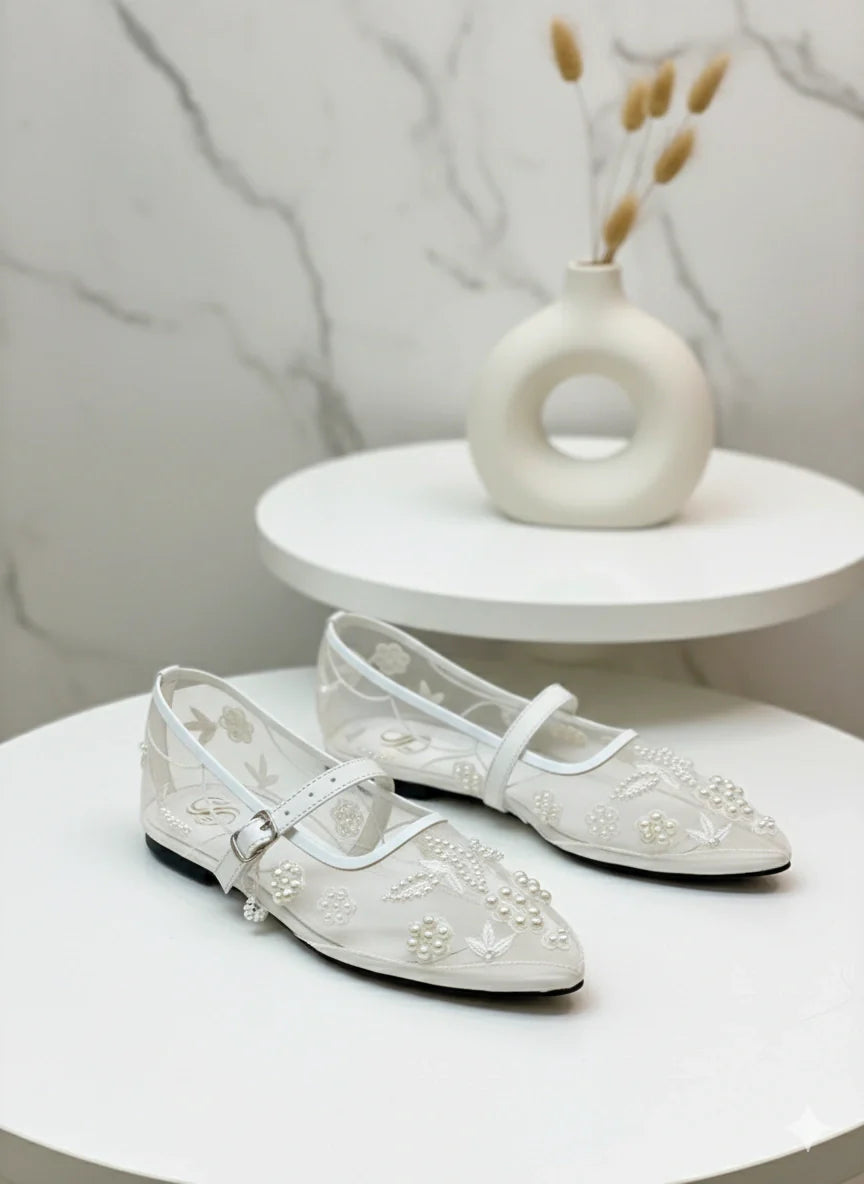 Zara Embroidery Pumps