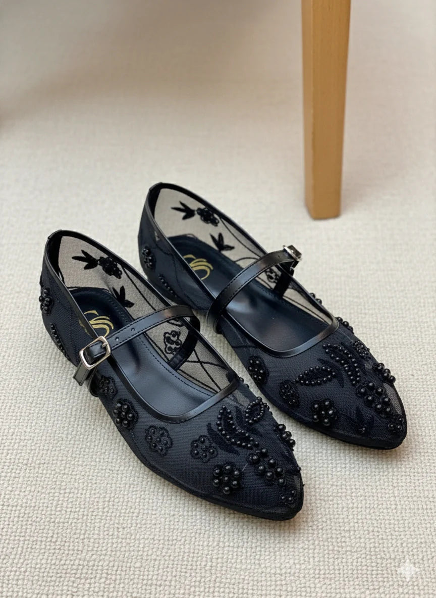 Zara Embroidery Pumps