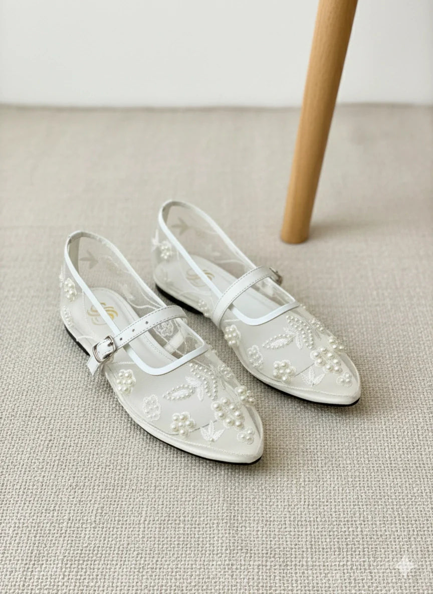 Zara Embroidery Pumps
